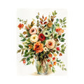 Flower Jar Canvas Print
