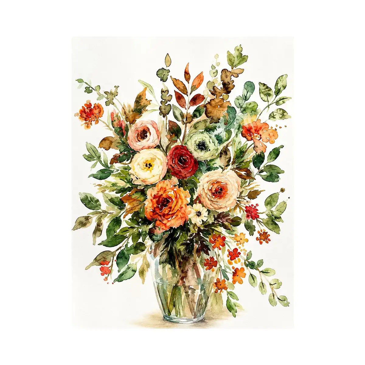 Flower Jar Canvas Print