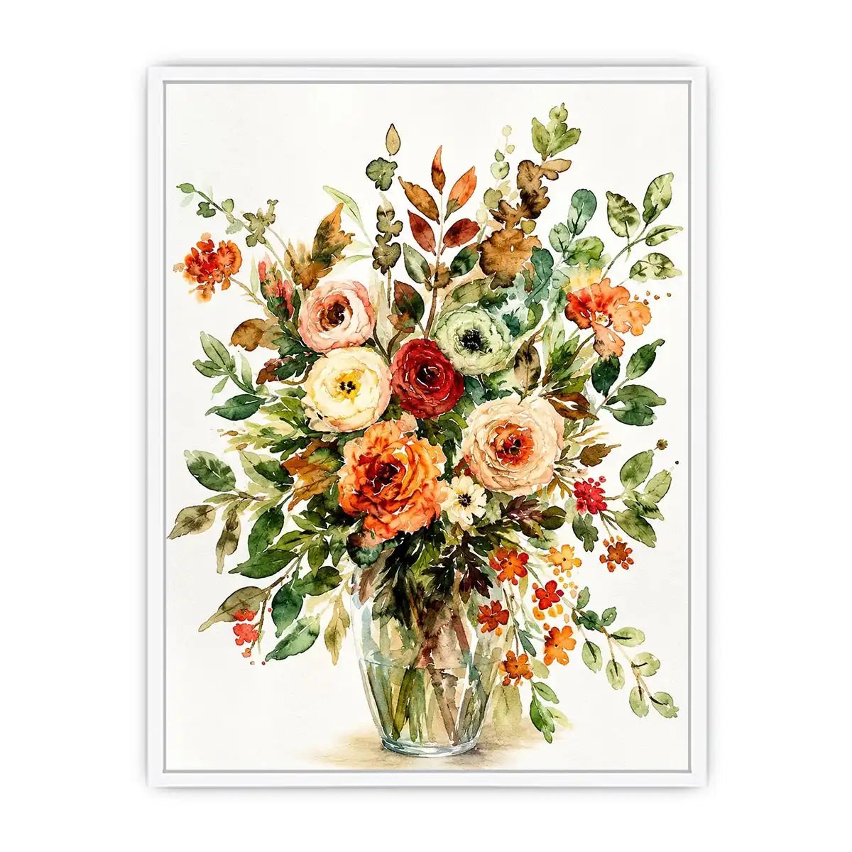 Flower Jar Canvas Print