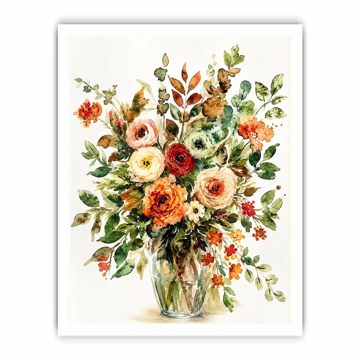 Flower Jar Canvas Print