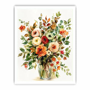 Flower Jar Canvas Print