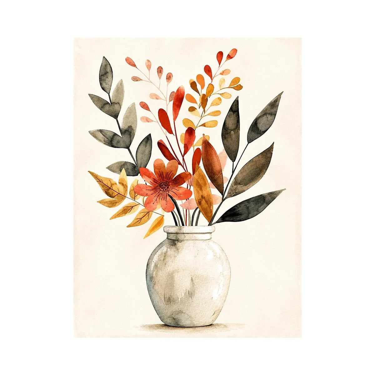 Flower Pot Canvas Print