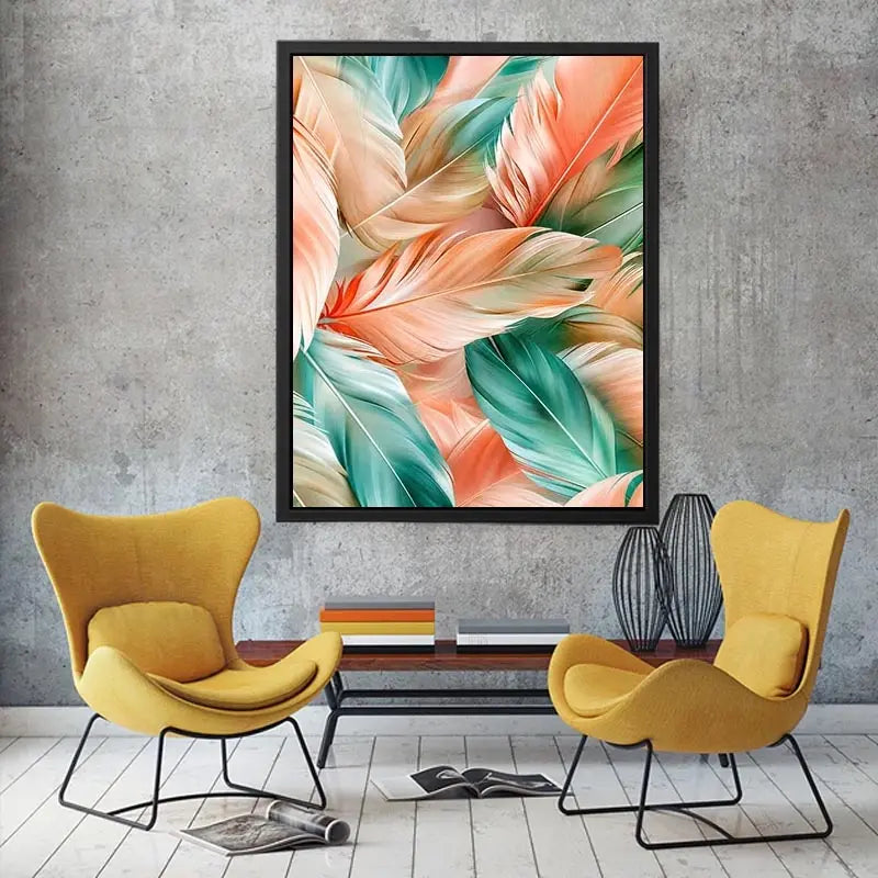 Soft leaf Canvas Print