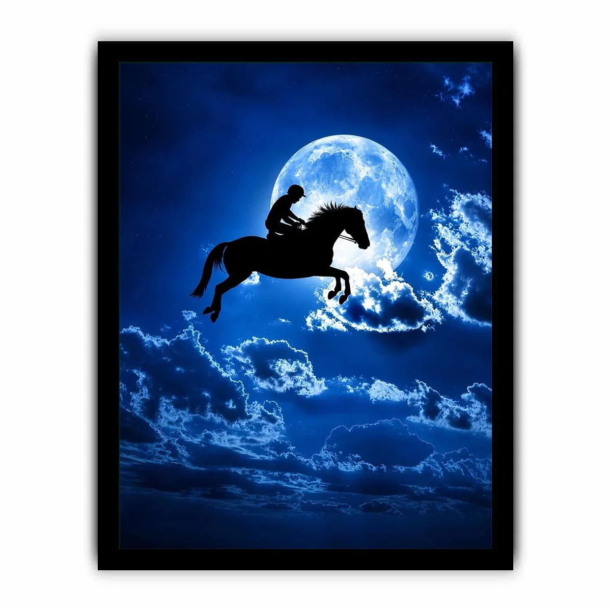 Riding Horse Canvas Print