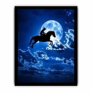 Riding Horse Canvas Print