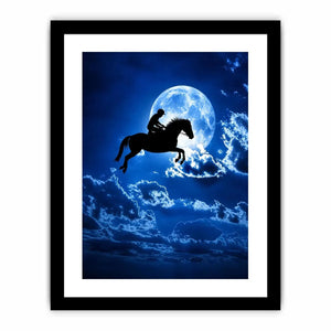 Riding Horse Canvas Print