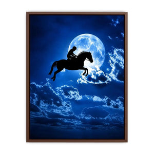 Riding Horse Canvas Print