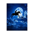 Riding Horse Canvas Print