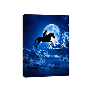Riding Horse Canvas Print