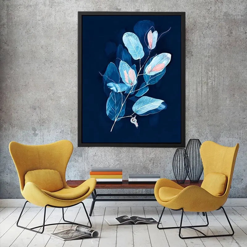 Blue Eucalyptus Canvas Print