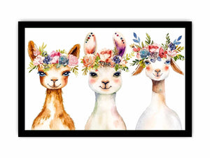 Cute Llama Canvas Print
