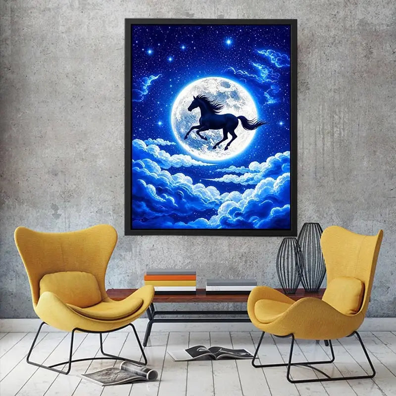Horse In The Sky Canvas Print