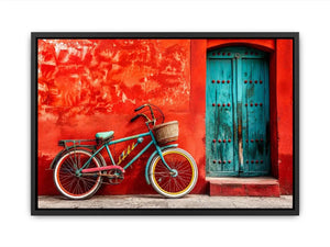 Bicycle In Mexico Canvas Print