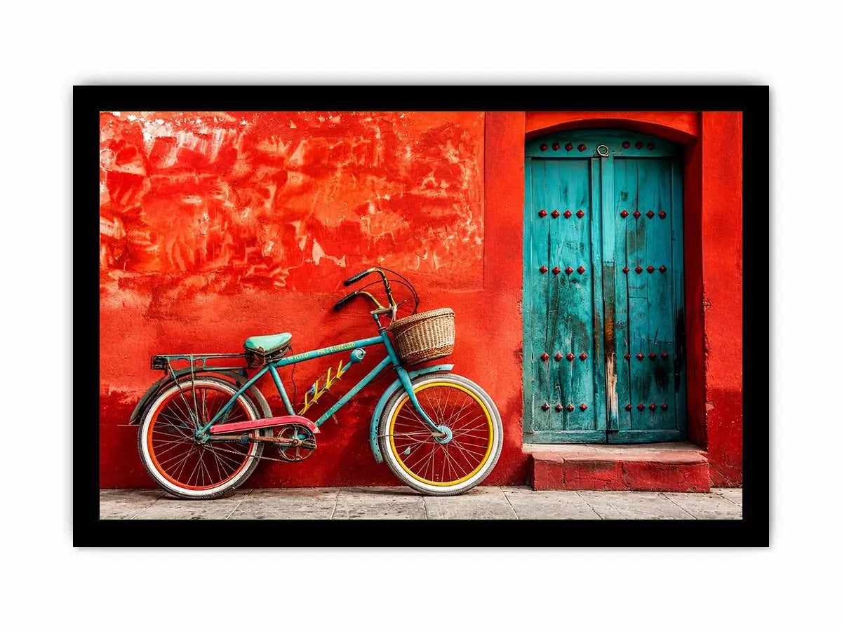 Bicycle In Mexico Canvas Print
