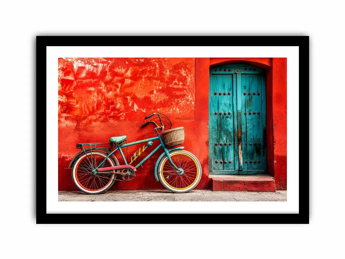 Bicycle In Mexico Canvas Print