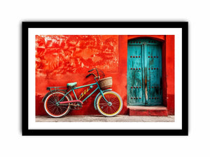 Bicycle In Mexico Canvas Print