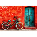 Bicycle In Mexico Canvas Print