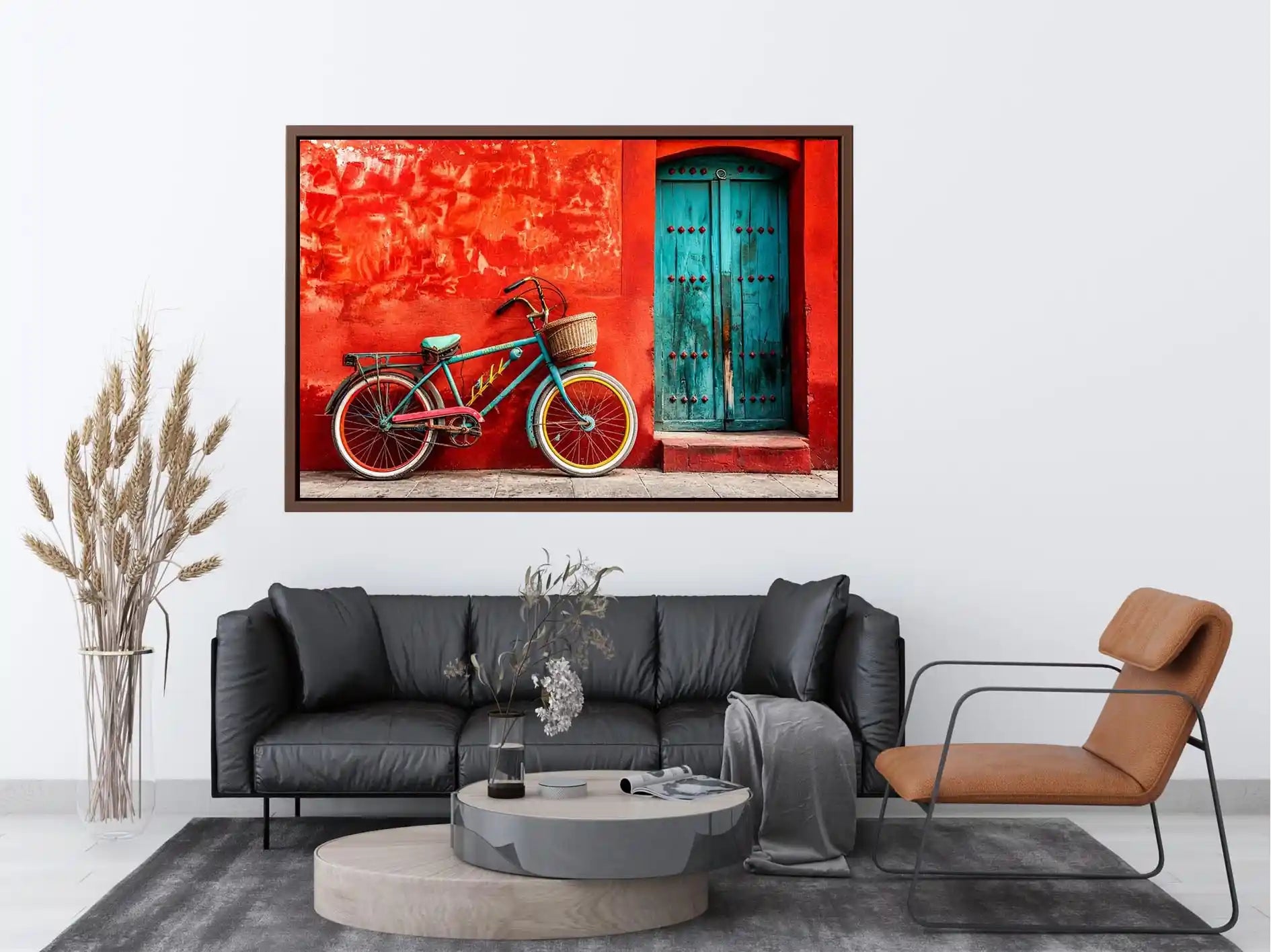 Bicycle In Mexico Canvas Print