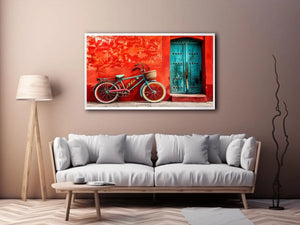 Bicycle In Mexico Canvas Print