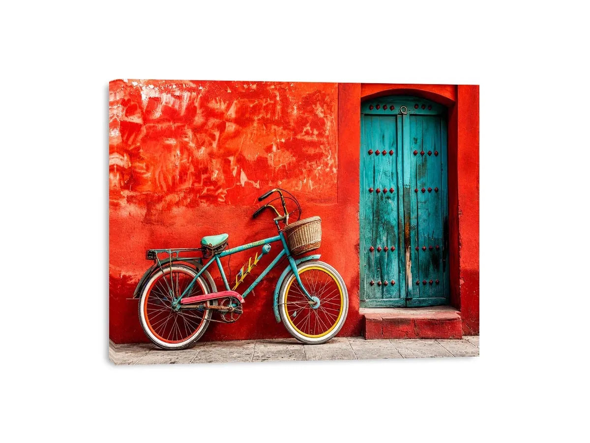 Bicycle In Mexico Canvas Print