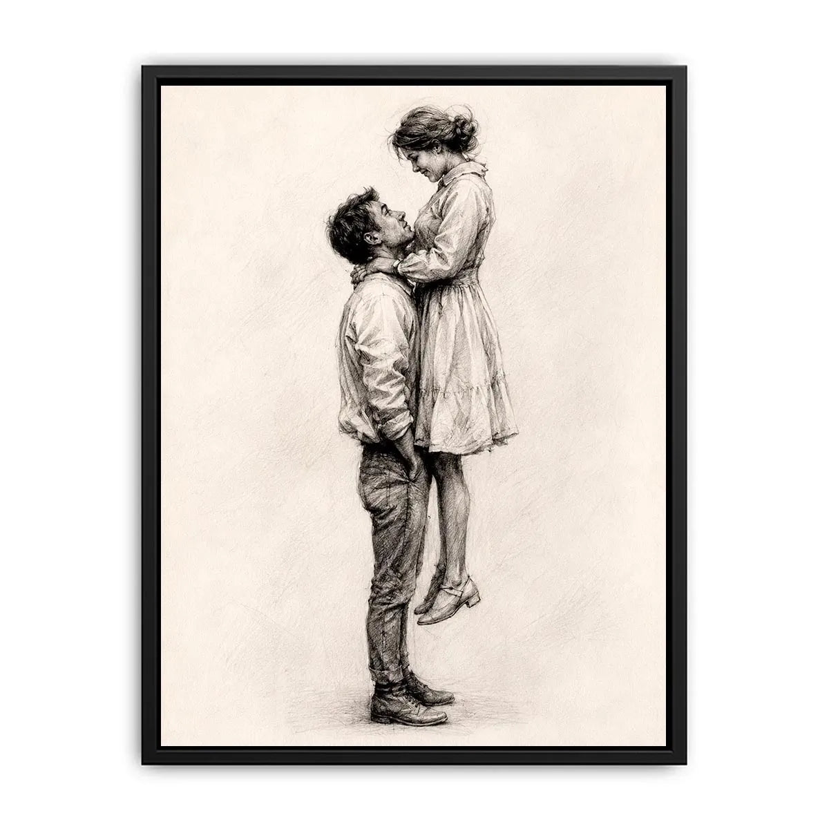 Etrnal Kiss Canvas Print