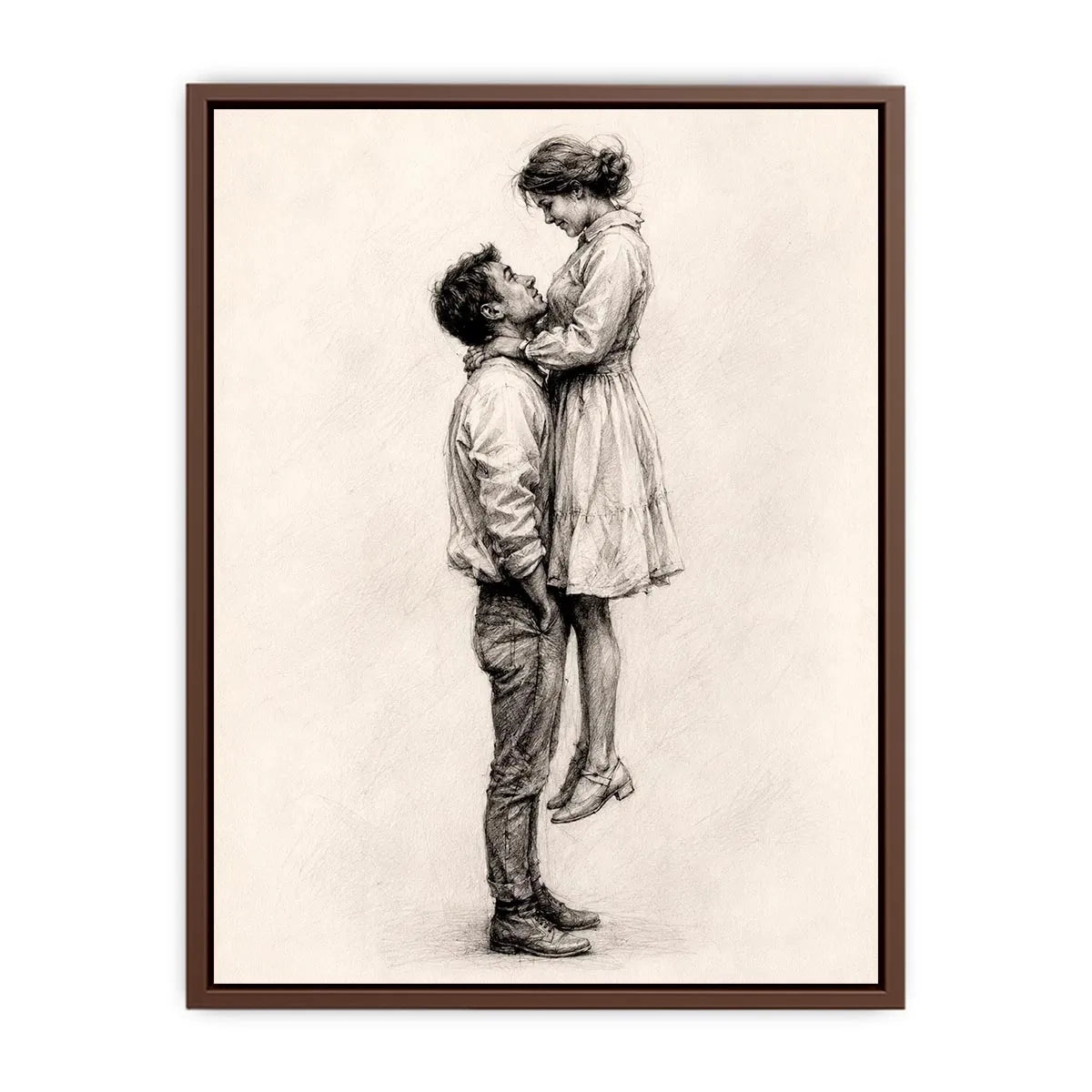 Etrnal Kiss Canvas Print