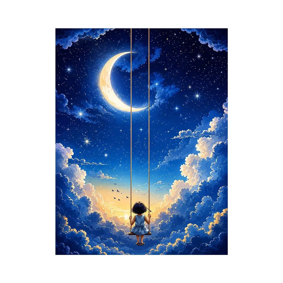 Sky Swing Canvas Print