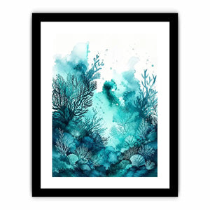 Teal Island Canvas Print