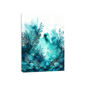 Teal Island Canvas Print