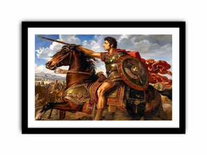 Alexander Riding In Triumph Canvas Print