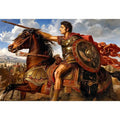 Alexander Riding In Triumph Canvas Print