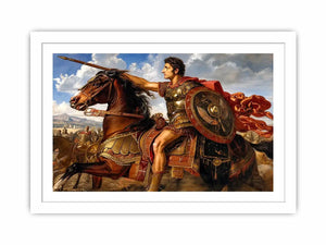 Alexander Riding In Triumph Canvas Print