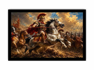 Battle of Issus Painting Canvas Print