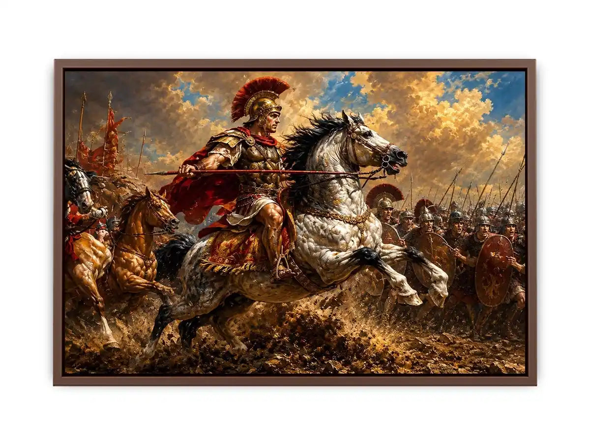 Battle of Issus Painting Canvas Print
