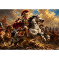 Battle of Issus Painting Canvas Print
