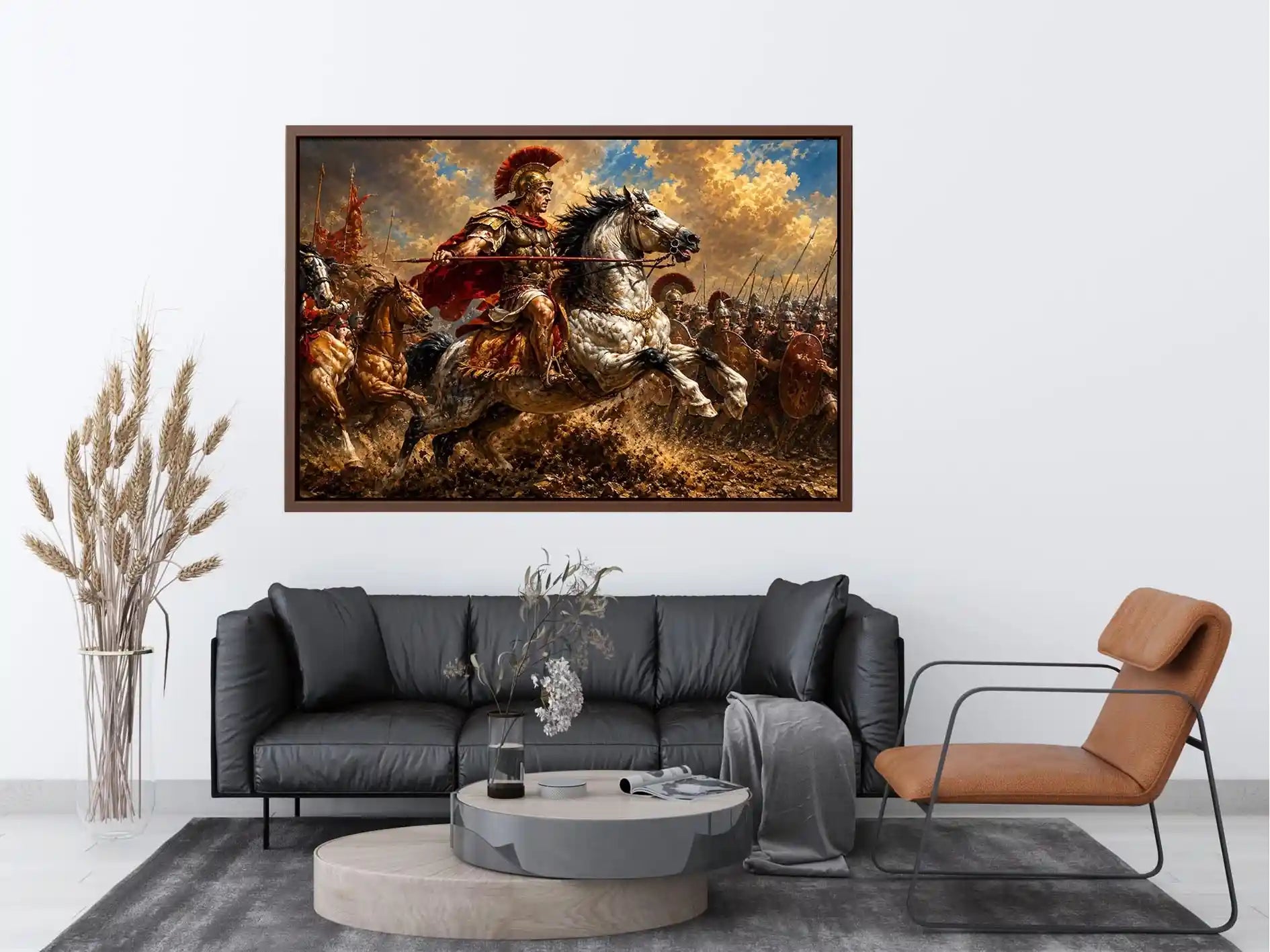 Battle of Issus Painting Canvas Print