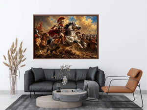 Battle of Issus Painting Canvas Print