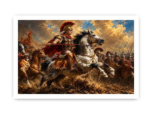 Battle of Issus Painting Canvas Print