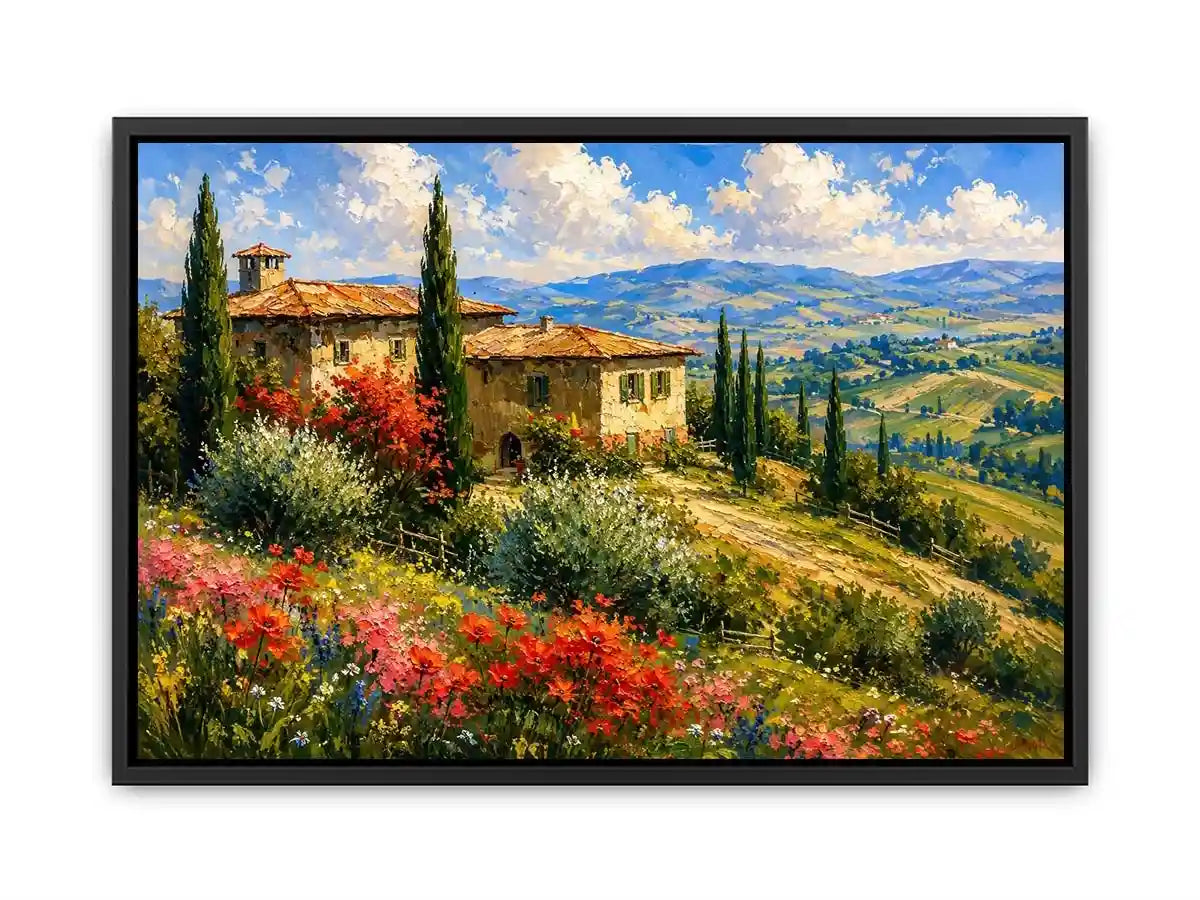 Tuscany Landscape Canvas Print