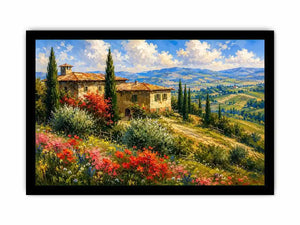 Tuscany Landscape Canvas Print