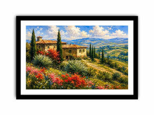 Tuscany Landscape Canvas Print