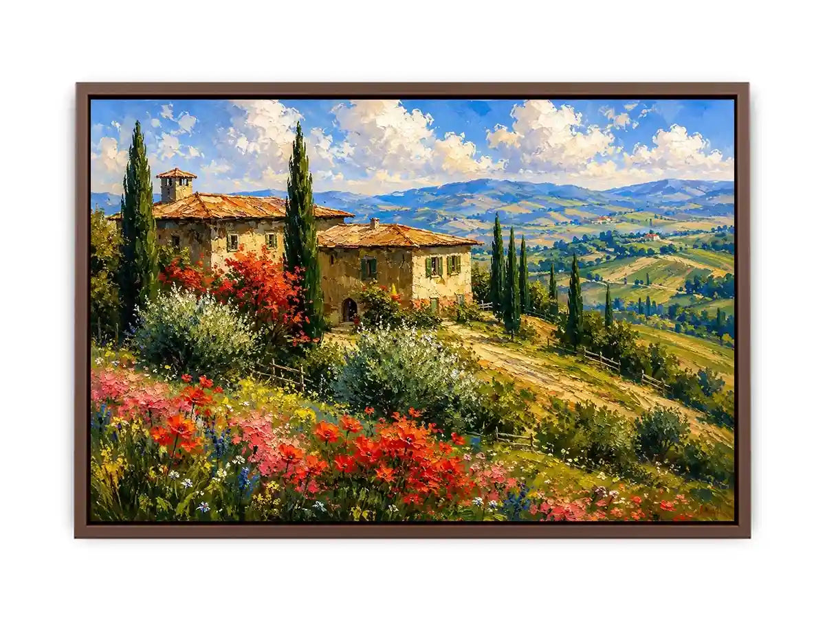 Tuscany Landscape Canvas Print