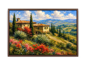 Tuscany Landscape Canvas Print