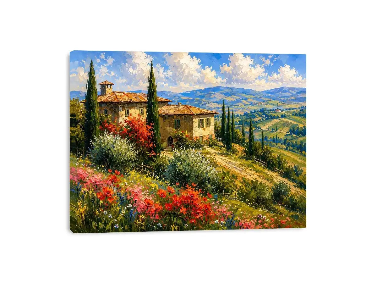 Tuscany Landscape Canvas Print