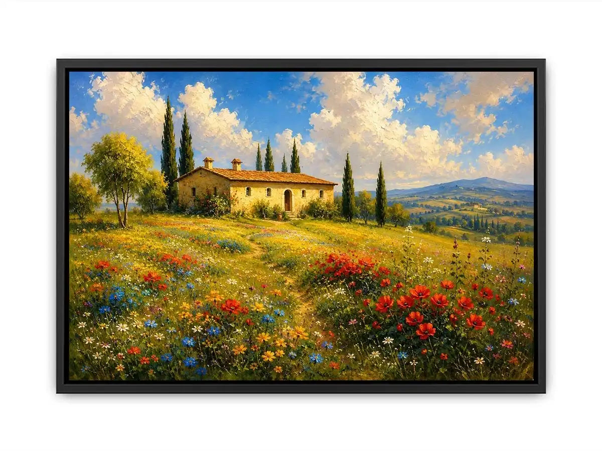 Tuscany Landscape Canvas Print