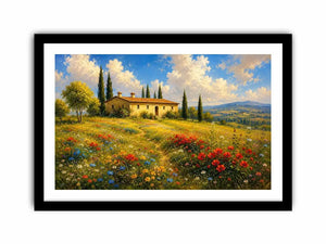 Tuscany Landscape Canvas Print