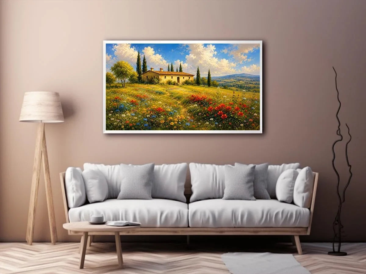 Tuscany Landscape Canvas Print