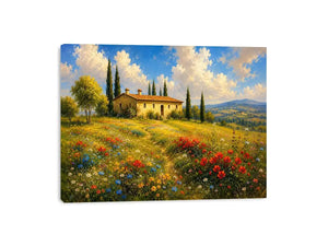Tuscany Landscape Canvas Print