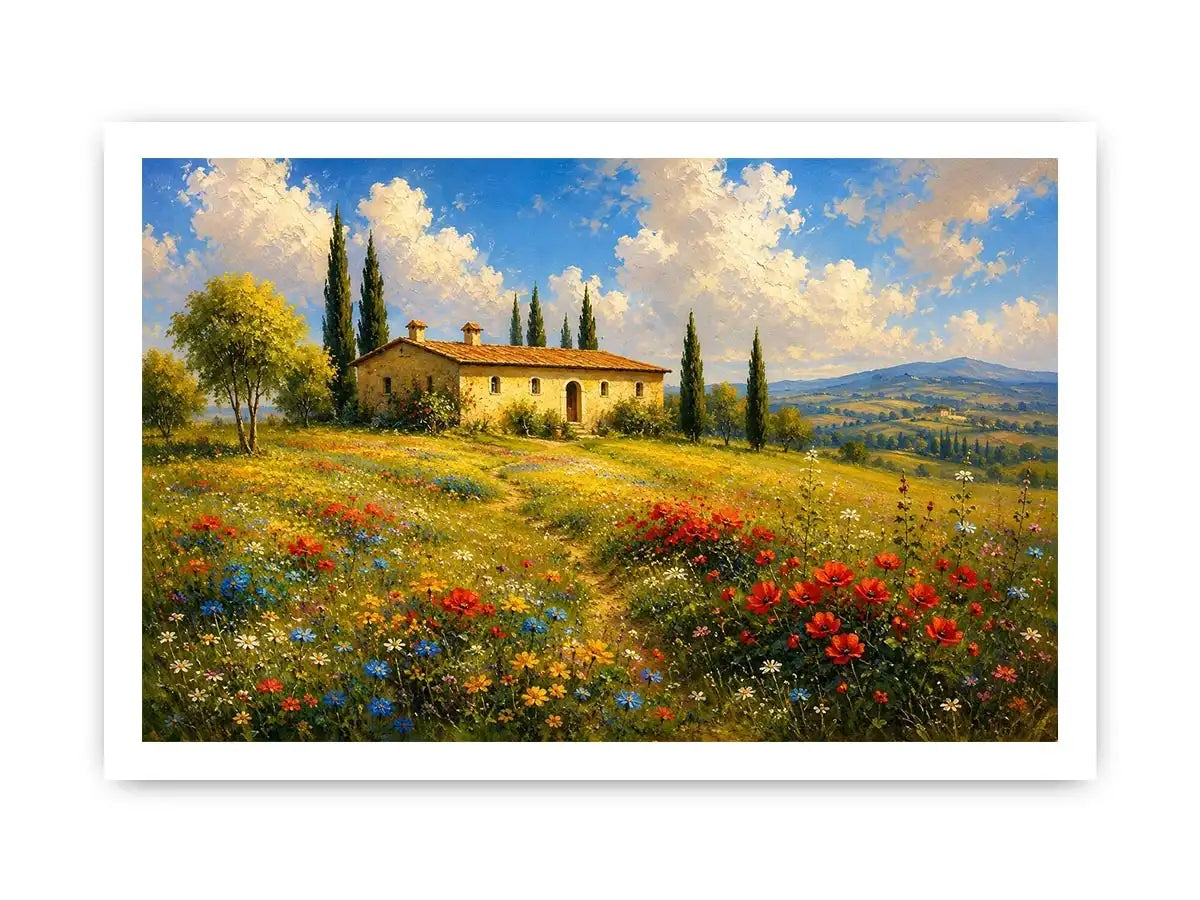 Tuscany Landscape Canvas Print