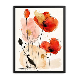 Gold Foil Canvas Print